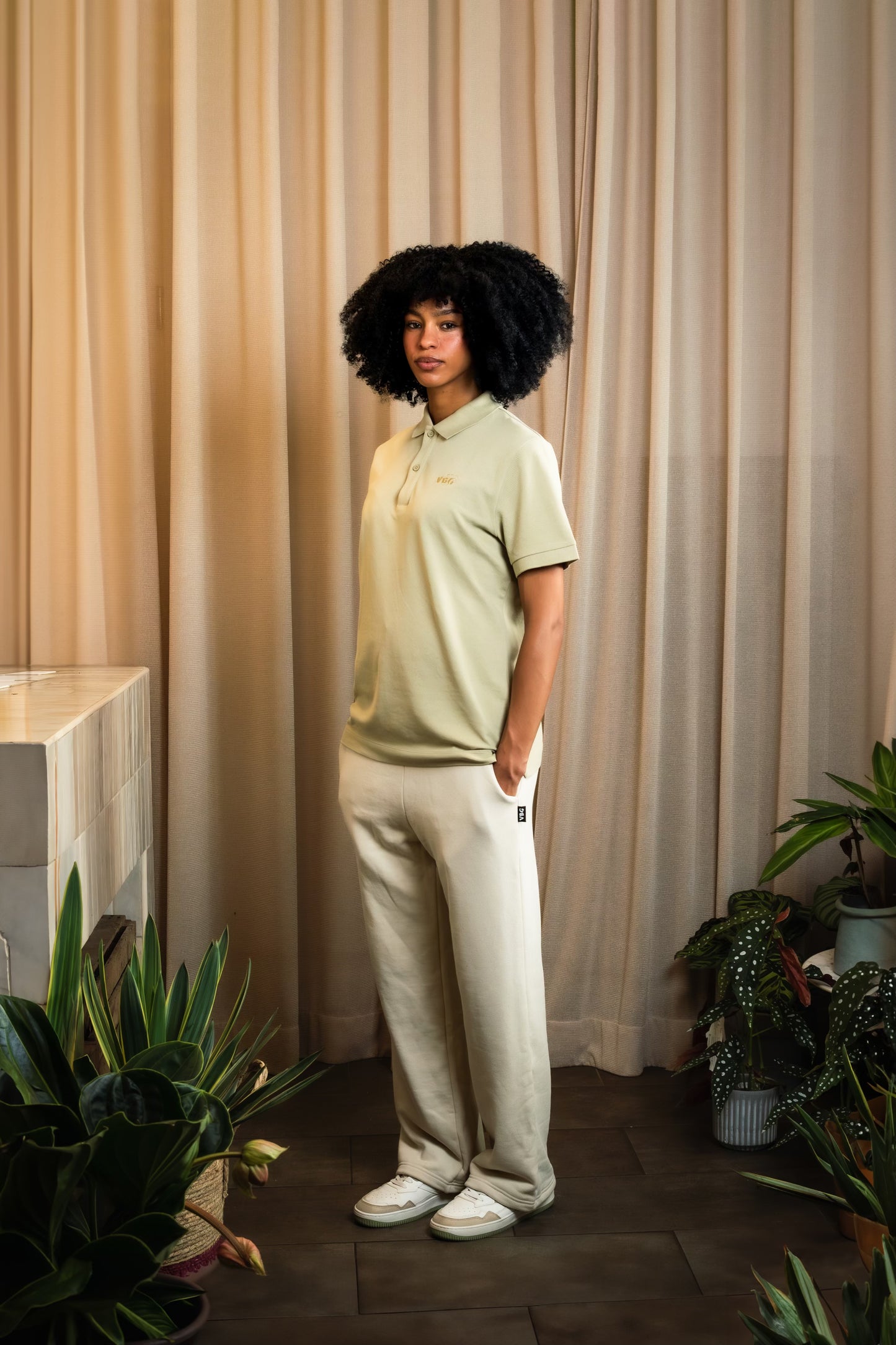 "Leaf Stitch" Polo - VBG