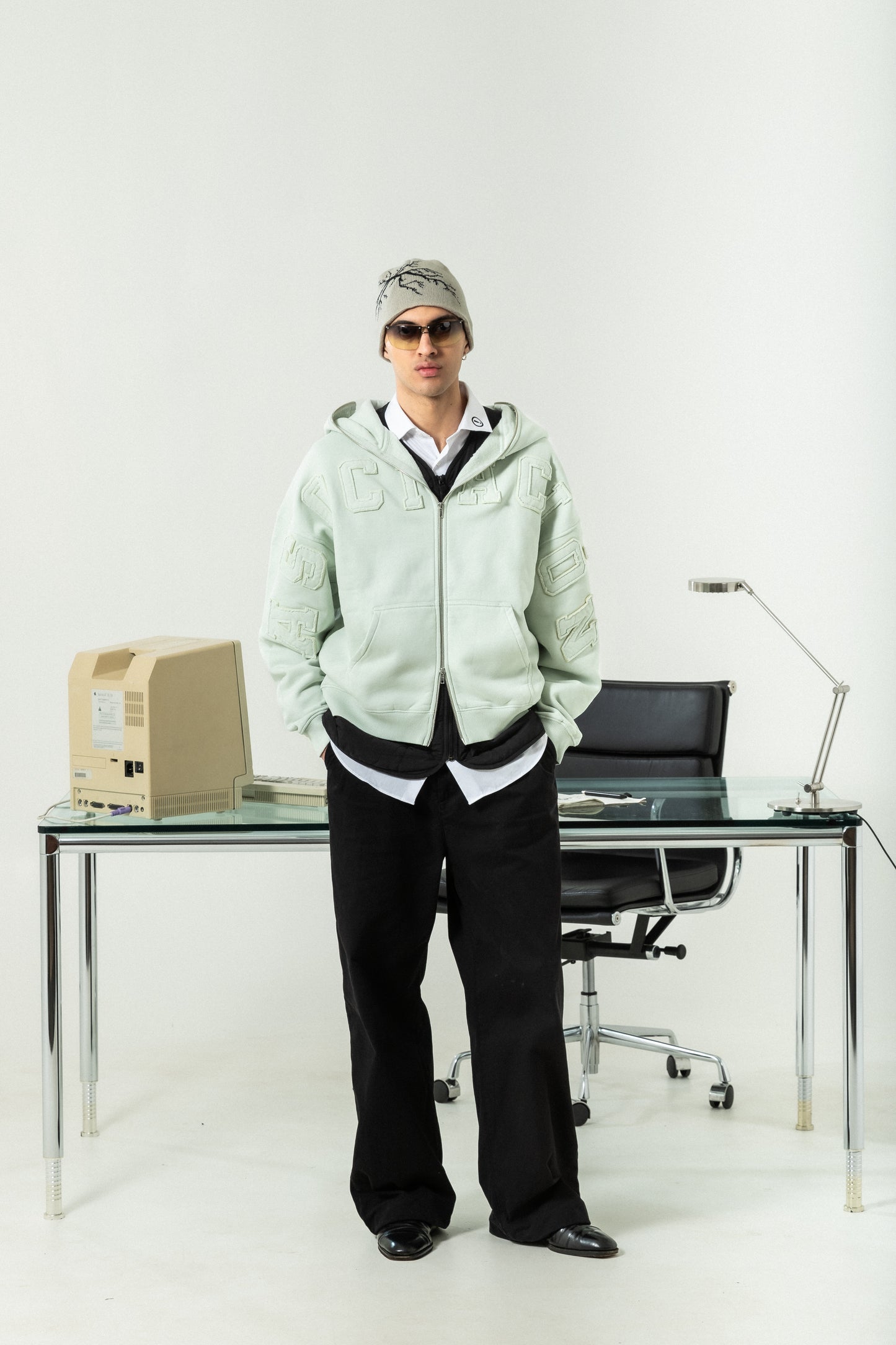 Asociación Zip Hoodie - Mint