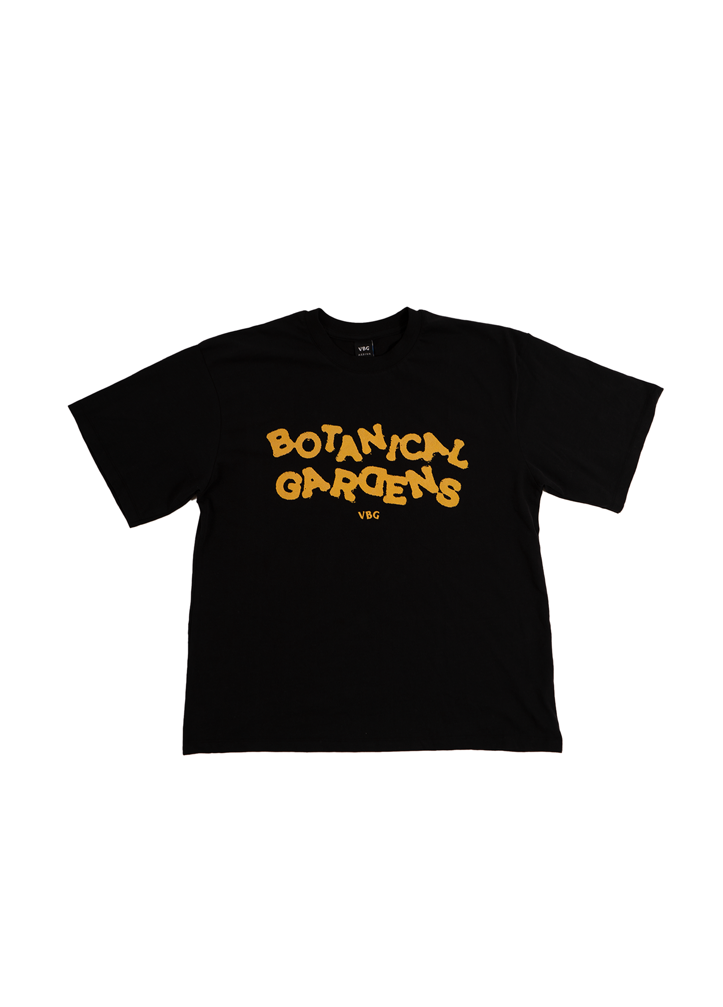 "Botanical Gardens" T-Shirt - Black/Orange - VBG