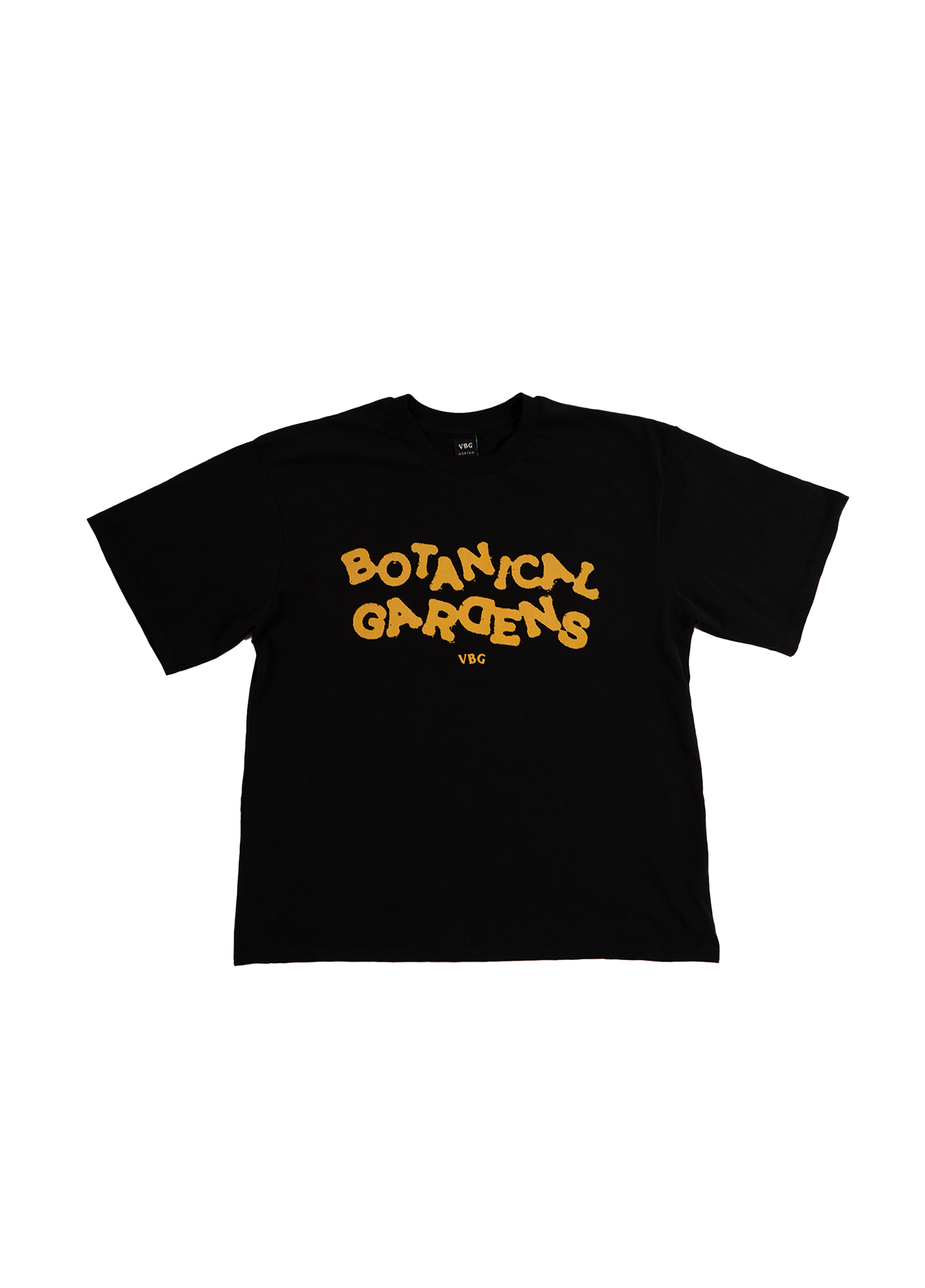 "Botanical Gardens" T-Shirt - Black/Orange - VBG