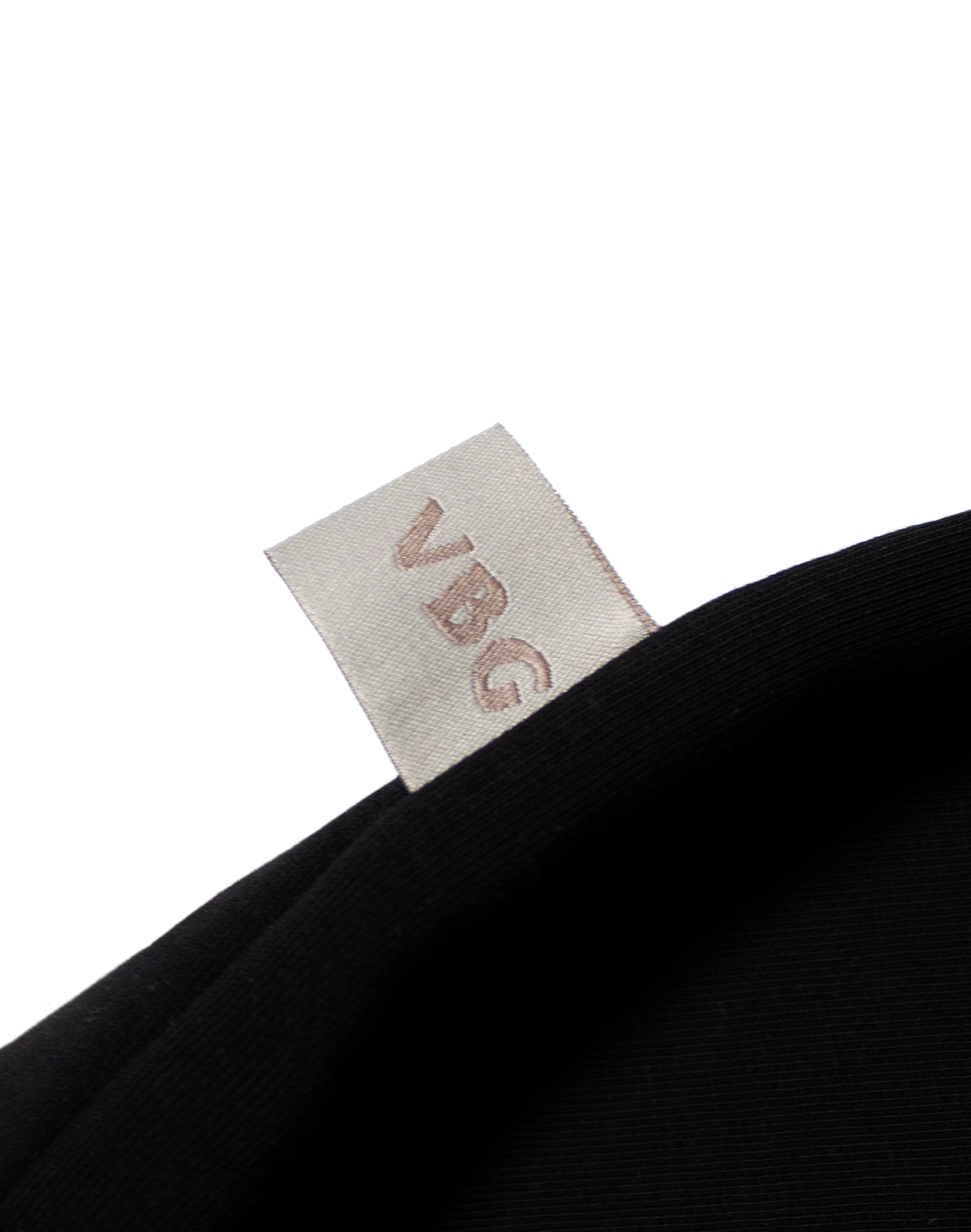 "Leaf Stitch" - Hoodie - Black - VBG