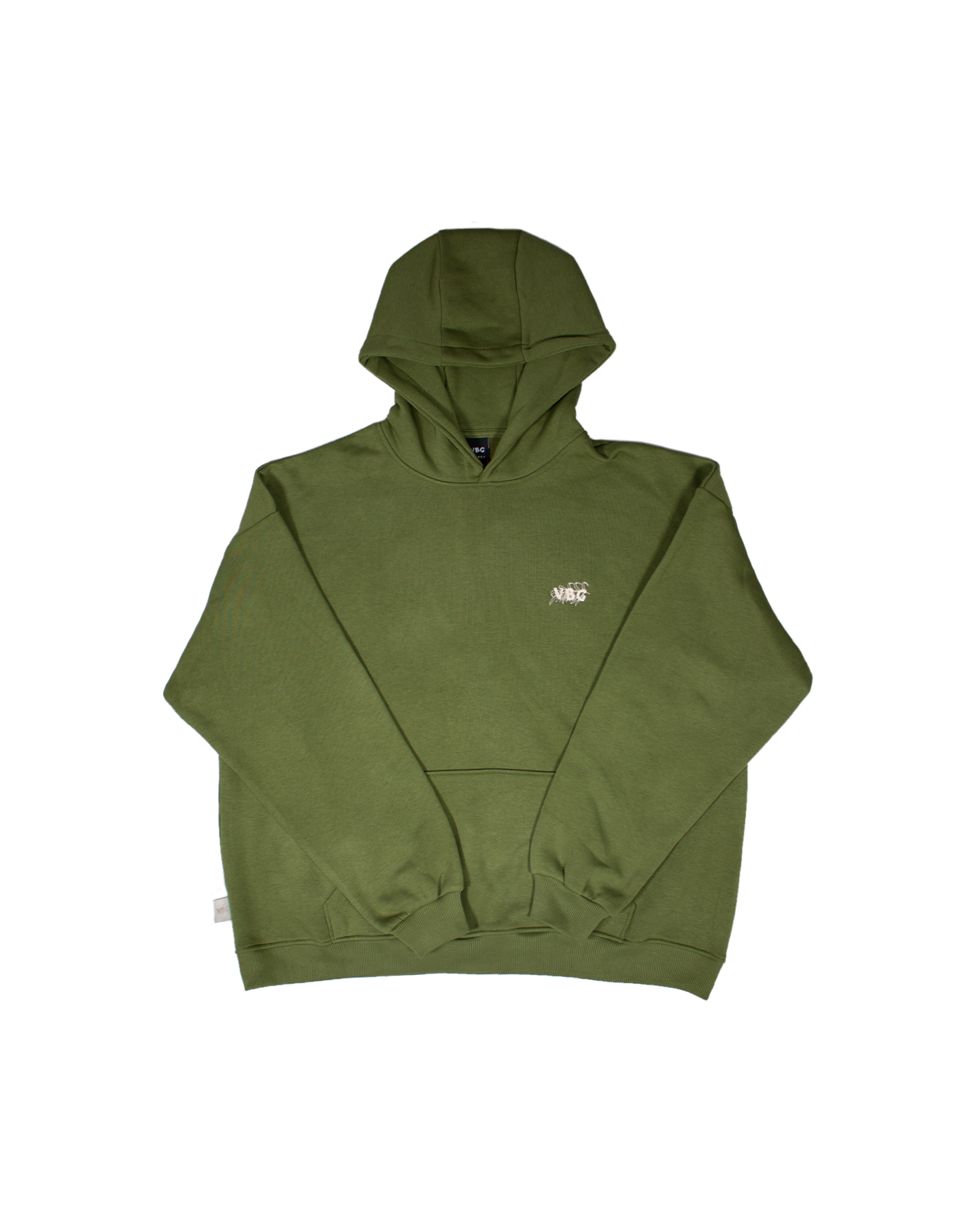 "Leaf Stitch" - Hoodie - Green - VBG