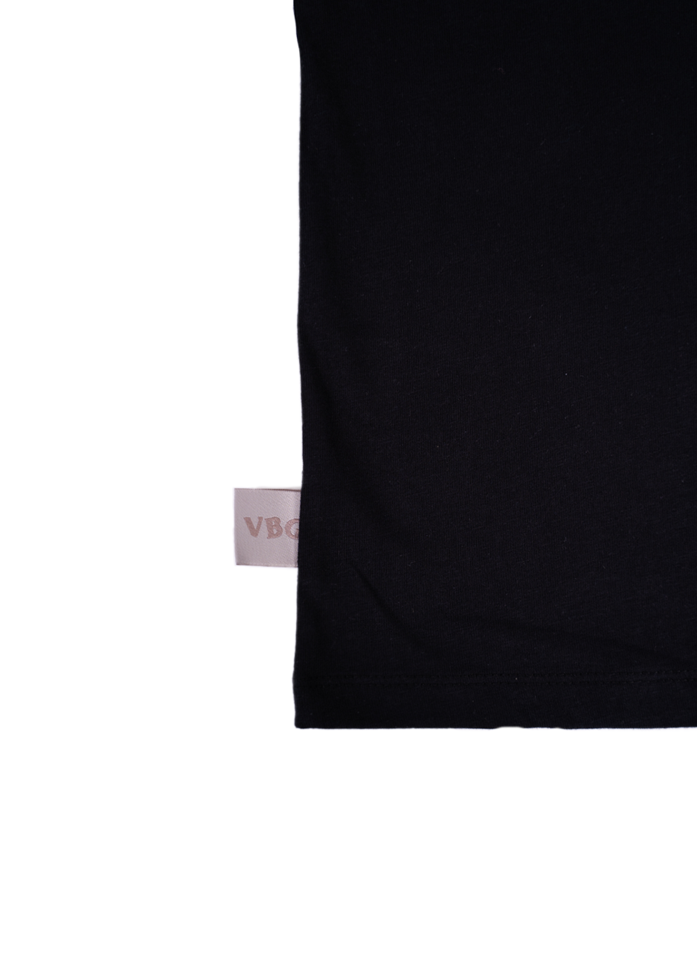 "Leaf Stitch" T-Shirt - Black - VBG