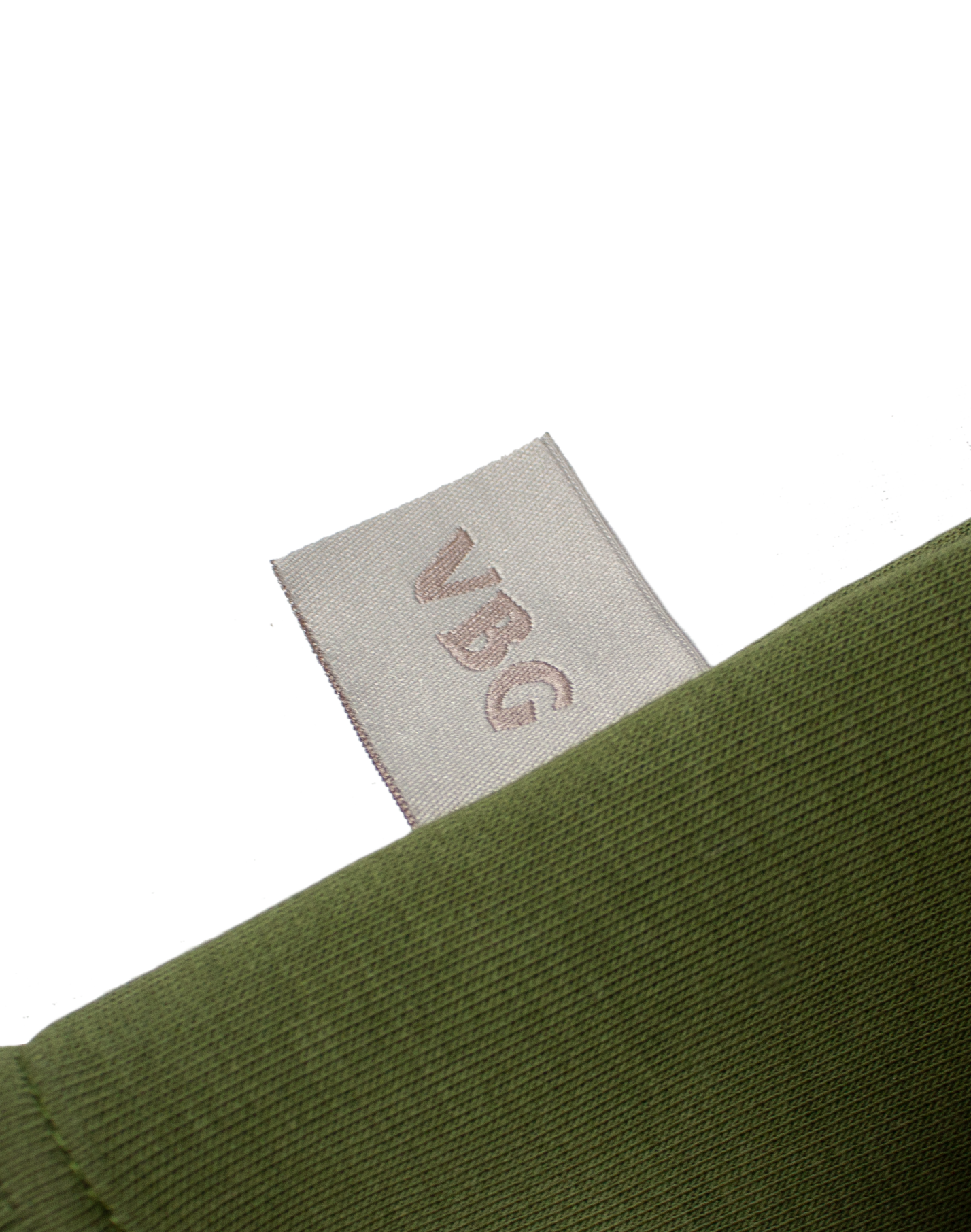 "Leaf Stitch" - Zipper - Green - VBG