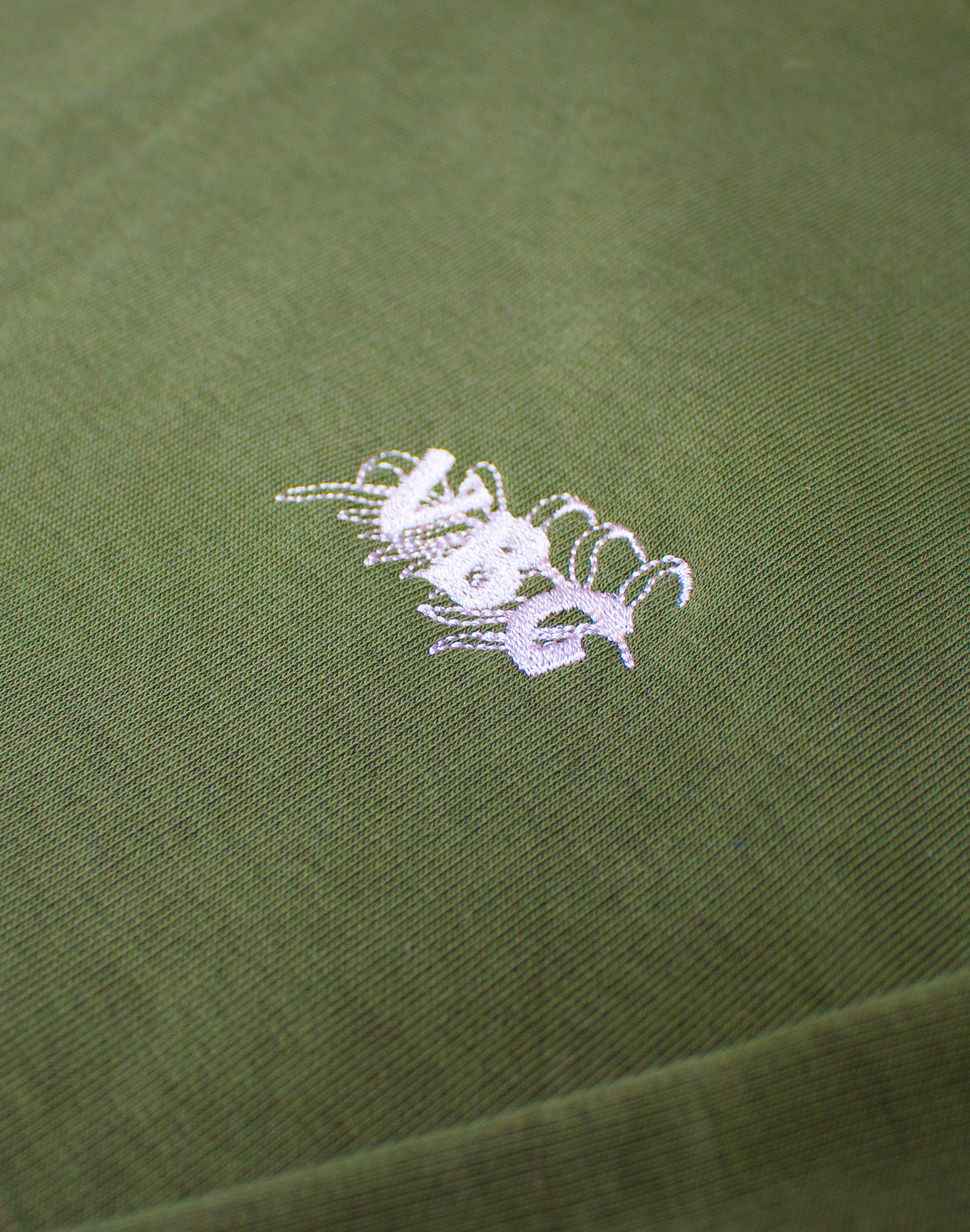 "Leaf Stitch" - Zipper - Green - VBG