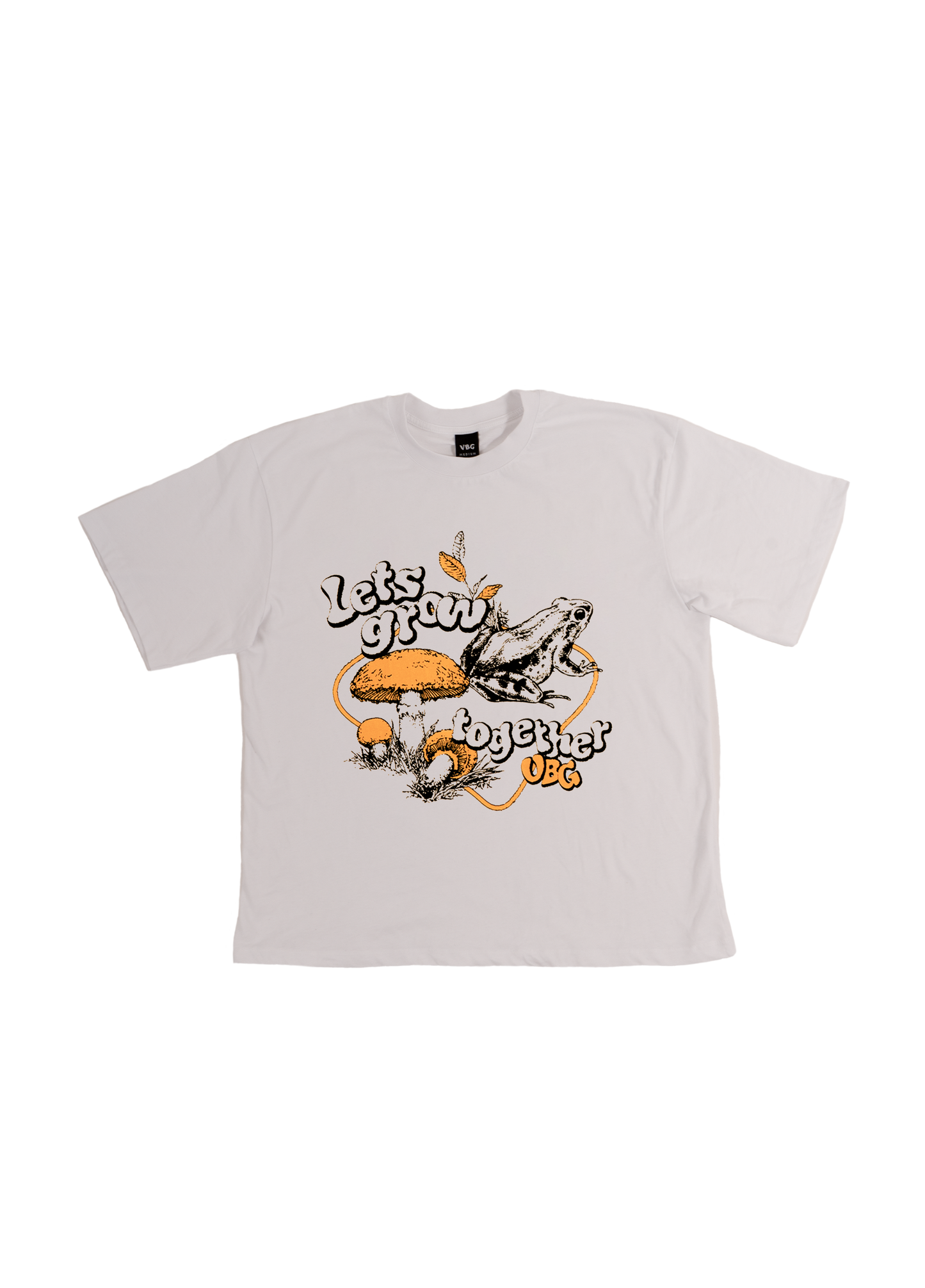 "Let's grow" T-Shirt - White - VBG