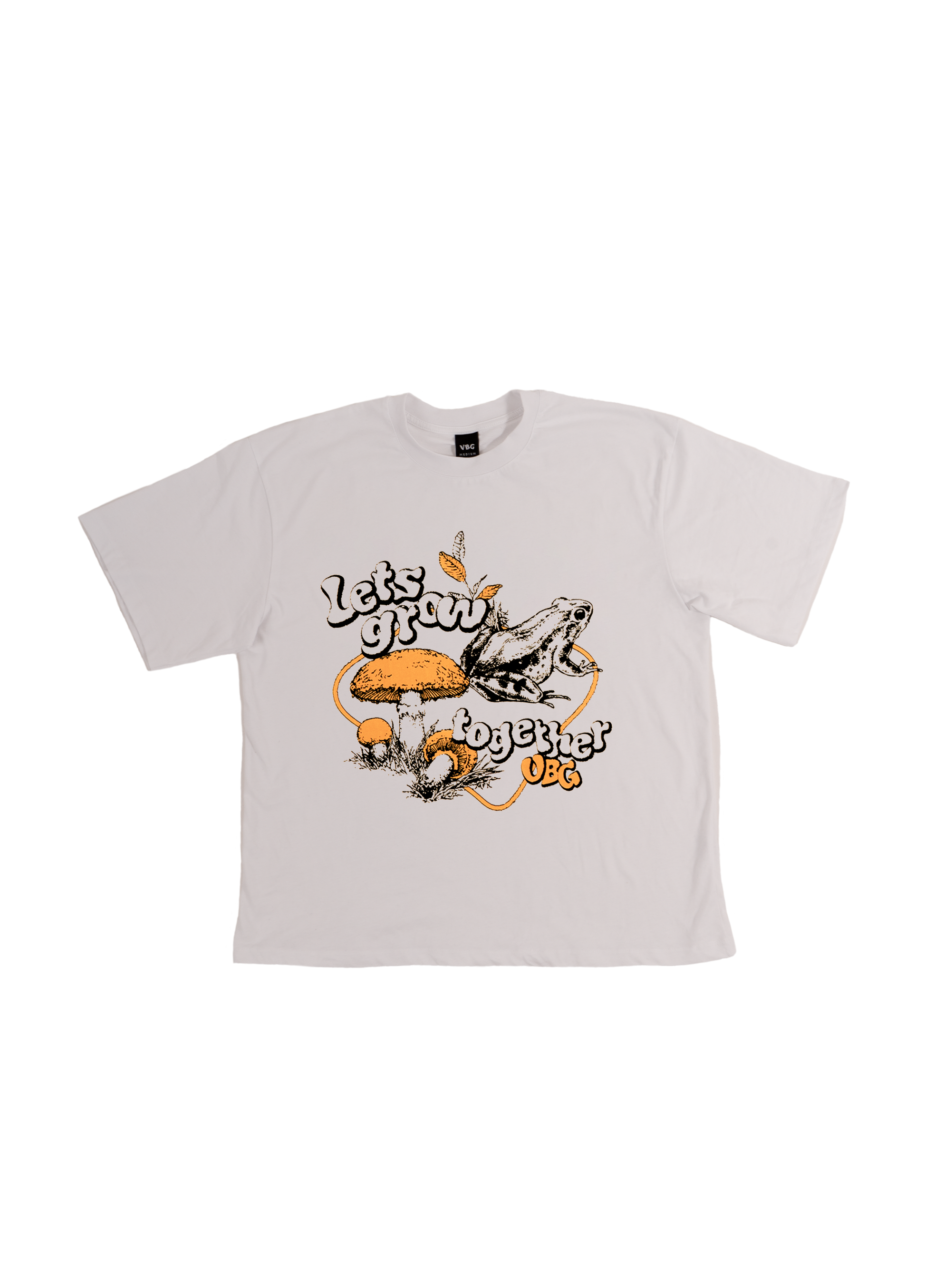 "Let's grow" T-Shirt - White - VBG
