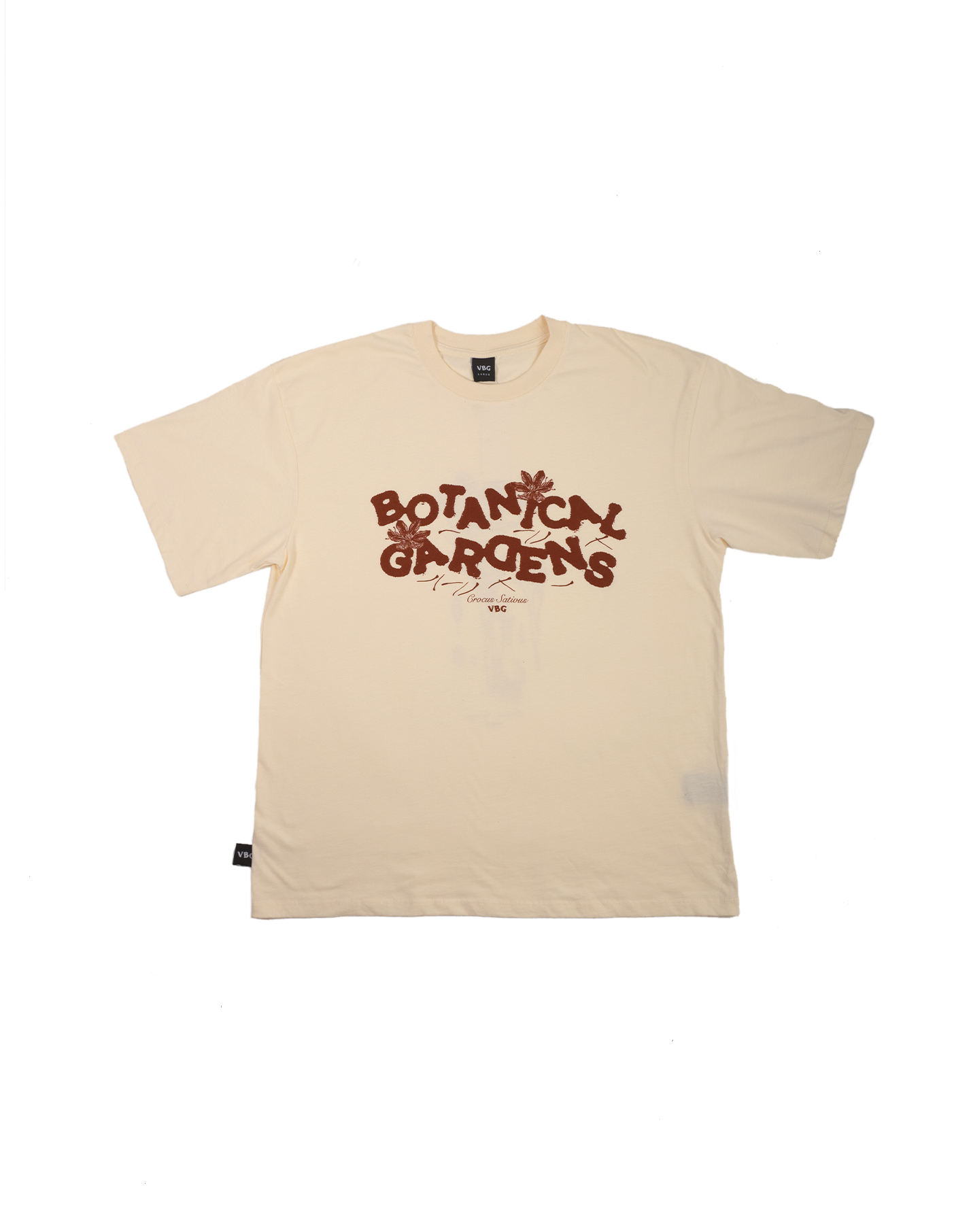 "Safran" T-Shirt - Cream/Red - VBG