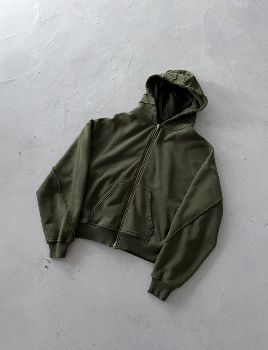 Enzyme Zip Hoodie - Green