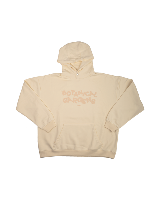 „Botanical Gardens“ Hoodie - Cream/Cream - VBG