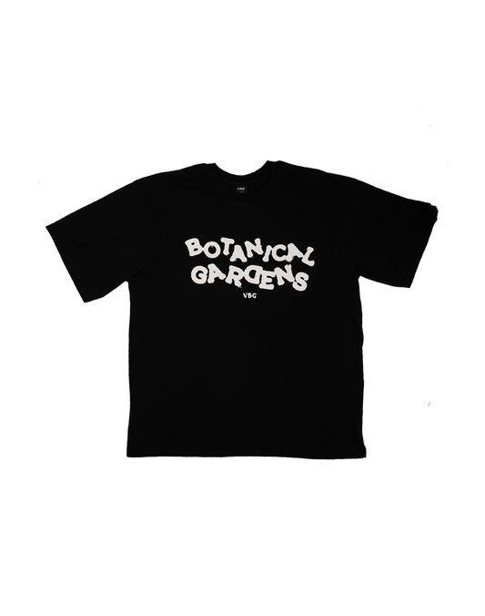 "Botanical Gardens" T-Shirt - Black/White - VBG