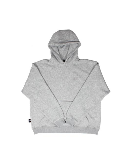 "Leaf Stitch" -  Hoodie - Grey - VBG